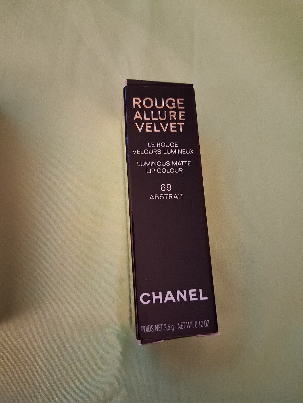 CHANEL Rouge Allure Velvet Matte Lipcolor In # 69 ABSTRAIT